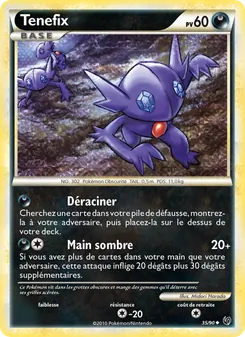Carte Ténéfix de l'extension Indomptable, numéro 35/90