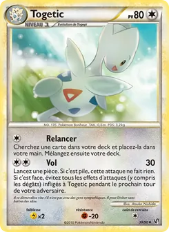 Carte Togetic de l'extension Indomptable, numéro 39/90