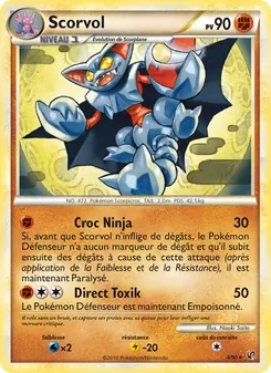 Carte Scorvol de l'extension Indomptable, numéro 4/90