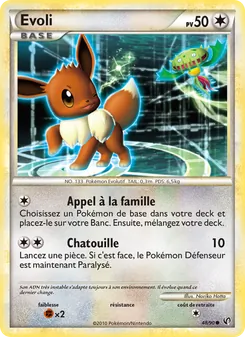 Carte Evoli de l'extension Indomptable, numéro 48/90