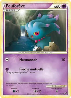 Carte Feuforêve de l'extension Indomptable, numéro 57/90
