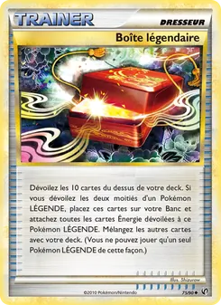 Carte Boîte légendaire de l'extension Indomptable, numéro 75/90