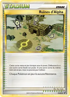 Carte Ruines d’Alph de l'extension Indomptable, numéro 76/90