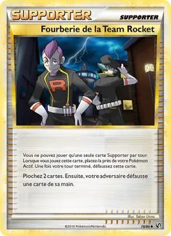 Carte Fourberie de la Team Rocket de l'extension Indomptable, numéro 78/90