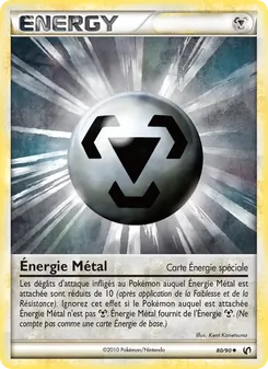 Carte Énergie Métal de l'extension Indomptable, numéro 80/90