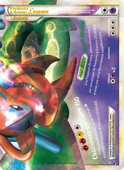 Carte Rayquaza & Deoxys LÉGENDE de l'extension Indomptable, numéro 90/90
