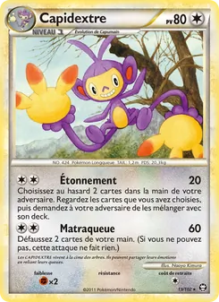 Carte Capidextre de l'extension Triomphant, numéro 13/102