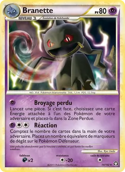 Carte Branette de l'extension Triomphant, numéro 14/102