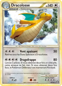 Carte Dracolosse de l'extension Triomphant, numéro 18/102