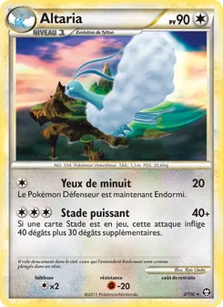 Carte Altaria de l'extension Triomphant, numéro 2/102