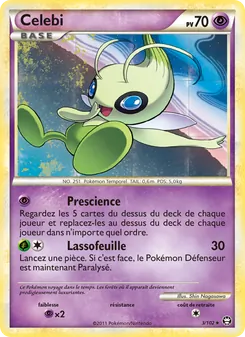 Carte Celebi de l'extension Triomphant, numéro 3/102