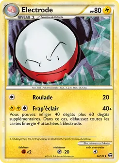 Carte Électrode de l'extension Triomphant, numéro 34/102
