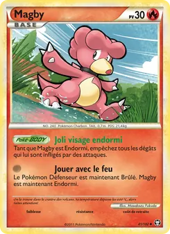 Carte Magby de l'extension Triomphant, numéro 41/102