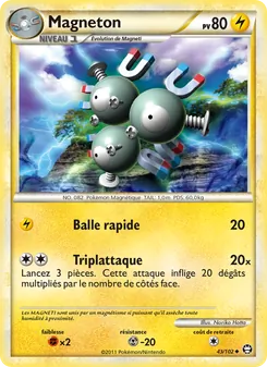 Carte Magnéton de l'extension Triomphant, numéro 43/102