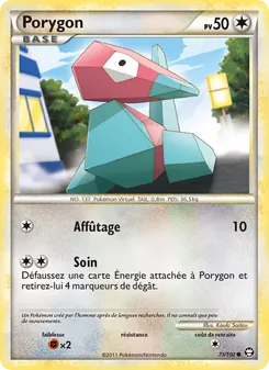 Carte Porygon de l'extension Triomphant, numéro 73/102