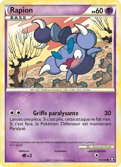 Carte Rapion de l'extension Triomphant, numéro 76/102