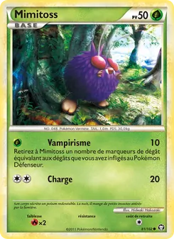 Carte Mimitoss de l'extension Triomphant, numéro 81/102