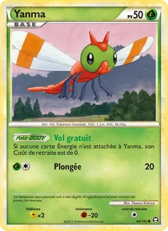 Carte Yanma de l'extension Triomphant, numéro 84/102