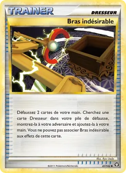 Carte Bras indésirable de l'extension Triomphant, numéro 87/102