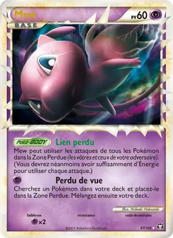 Carte Mew de l'extension Triomphant, numéro 97/102