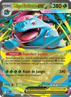 Carte Méga-Florizarre-ex de l'extension Méga-Évolution, numéro 003/132