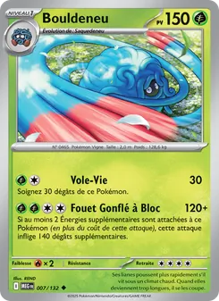 Carte Bouldeneu de l'extension Méga-Évolution, numéro 007/132