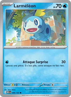 Carte Larméléon de l'extension Méga-Évolution, numéro 039/132