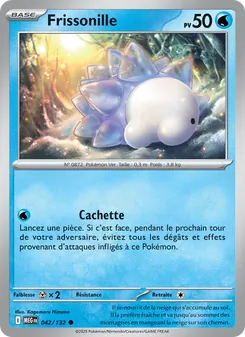 Carte Frissonille de l'extension Méga-Évolution, numéro 042/132