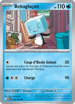 Carte Bekaglaçon de l'extension Méga-Évolution, numéro 044/132