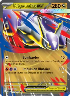 Carte Méga-Latias-ex de l'extension Méga-Évolution, numéro 100/132