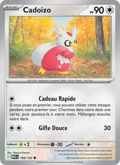 Carte Cadoizo de l'extension Méga-Évolution, numéro 105/132