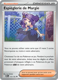 Carte Espièglerie de Margie de l'extension Méga-Évolution, numéro 113/132