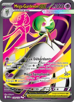 Carte Méga-Gardevoir-ex de l'extension Méga-Évolution, numéro 159/132