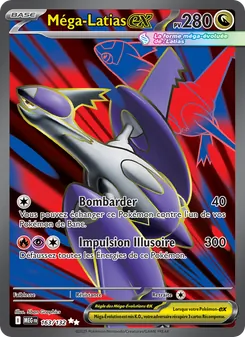 Carte Méga-Latias-ex de l'extension Méga-Évolution, numéro 163/132