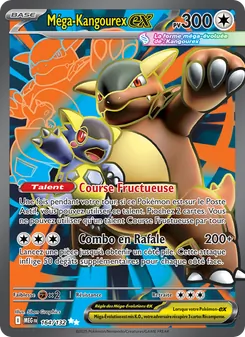 Carte Méga-Kangourex-ex de l'extension Méga-Évolution, numéro 164/132