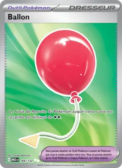 Carte Ballon de l'extension Méga-Évolution, numéro 166/132