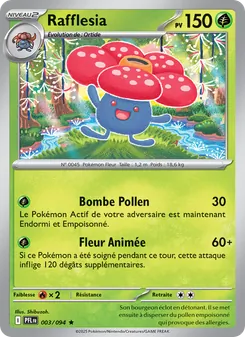 Carte Rafflesia de l'extension Flammes Fantasmagoriques, numéro 003/94