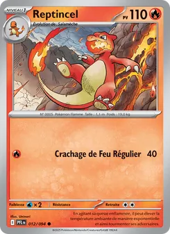 Carte Reptincel de l'extension Flammes Fantasmagoriques, numéro 012/94