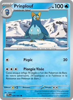 Carte Prinplouf de l'extension Flammes Fantasmagoriques, numéro 028/94