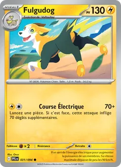 Carte Fulgudog de l'extension Flammes Fantasmagoriques, numéro 031/94