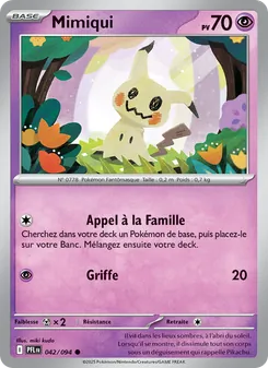 Carte Mimiqui de l'extension Flammes Fantasmagoriques, numéro 042/94