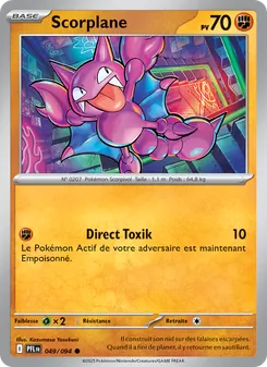 Carte Scorplane de l'extension Flammes Fantasmagoriques, numéro 049/94