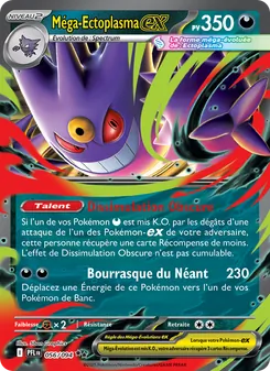 Carte Méga-Ectoplasma-ex de l'extension Flammes Fantasmagoriques, numéro 056/94