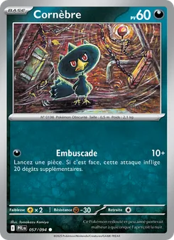 Carte Cornèbre de l'extension Flammes Fantasmagoriques, numéro 057/94