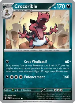 Carte Crocorible de l'extension Flammes Fantasmagoriques, numéro 066/94