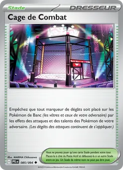 Carte Cage de Combat de l'extension Flammes Fantasmagoriques, numéro 085/94
