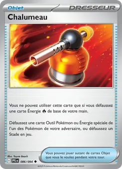 Carte Chalumeau de l'extension Flammes Fantasmagoriques, numéro 086/94