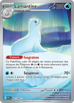 Carte Lamantine de l'extension Flammes Fantasmagoriques, numéro 097/94