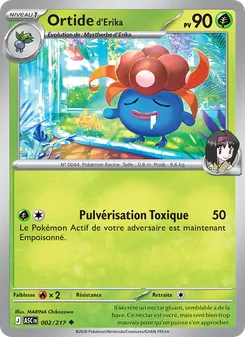 Carte Ortide d'Erika de l'extension Héros Transcendants, numéro 002/217