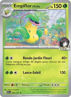 Carte Empiflor d'Erika de l'extension Héros Transcendants, numéro 006/217